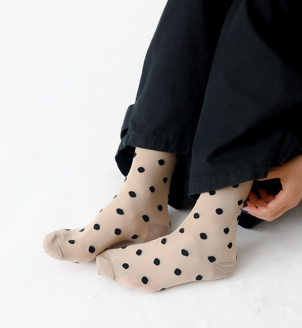 Rouge vif「【YUQRI/ユクリ】Polka/靴下/シアー/ポルカドット/ギフト【WEB限定」|ソックス|