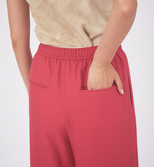 qualite「【WEB限定】ナチュラルツイルイージーパンツ」|その他|