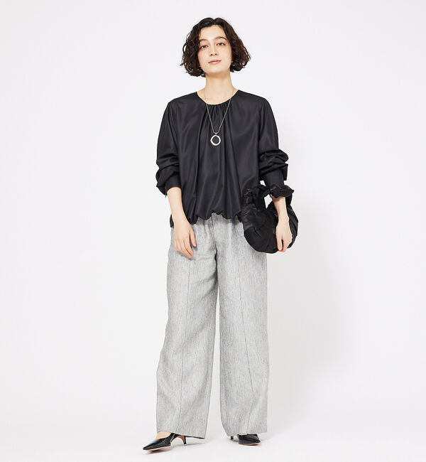 qualite「ラメリネンドロストパンツ」|その他|