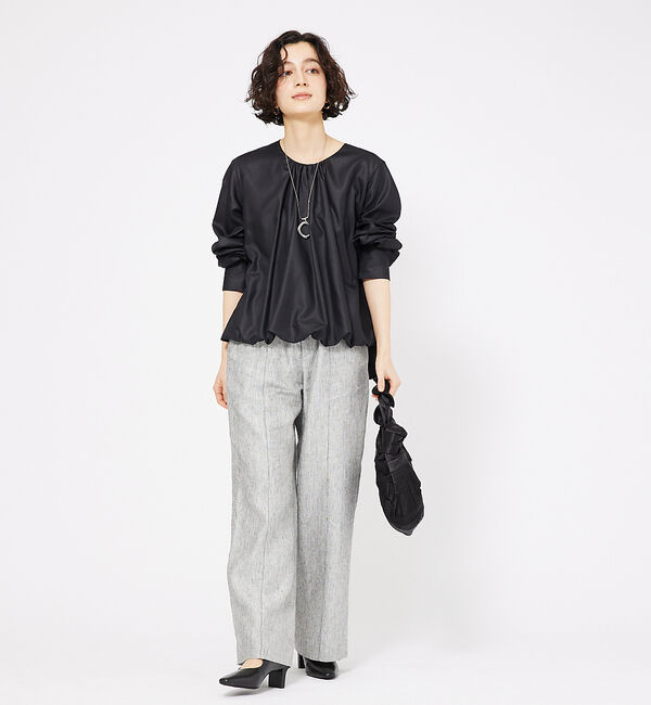 qualite「ラメリネンドロストパンツ」|その他|