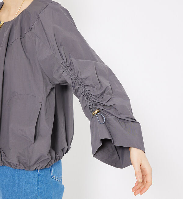 qualite「スリーブドロストブルゾン」|ブルゾン・スタジャン|