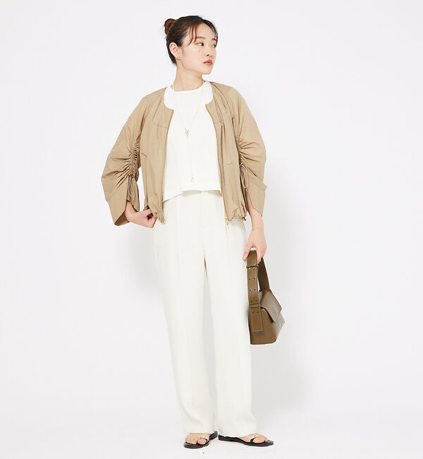 qualite「スリーブドロストブルゾン」|ブルゾン・スタジャン|