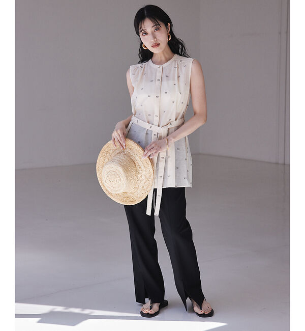 qualite「カットドビーチュニックブラウス」|ワンピース|