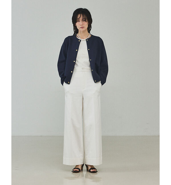 qualite「ダブルフェイスニットカーディガン【予約】」|カーディガン|