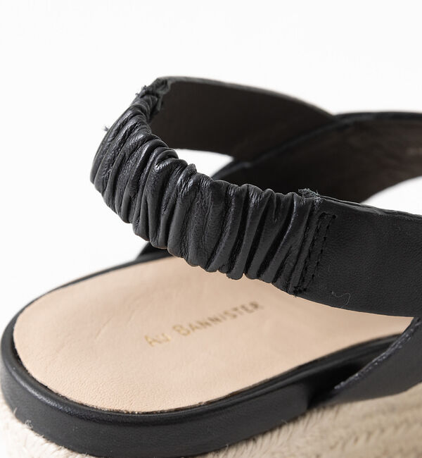 AU BANNISTER「【販売店舗限定】ジュートウエッジヒールサンダル」|サンダル|