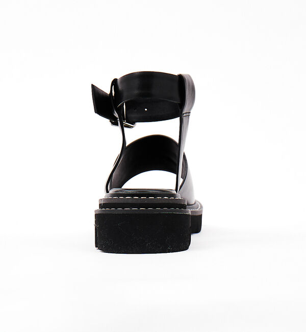 AU BANNISTER「【LAROUTE】ダブルピースアンクルベルトサンダル」|サンダル|