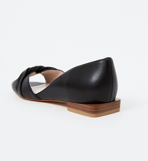 AU BANNISTER「ツイストオープントゥパンプス」|サンダル|