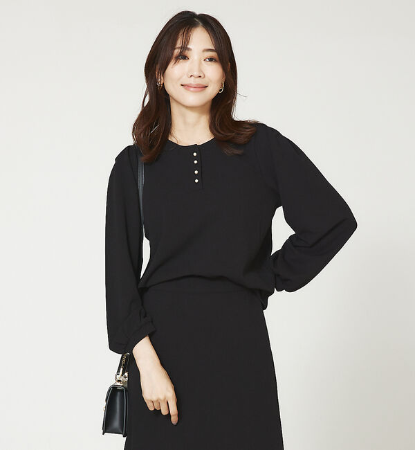 abahouse mavie「カットジョーゼット2WAYブラウス」|Tシャツ・カットソー|