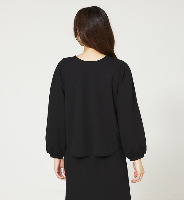 abahouse mavie「カットジョーゼット2WAYブラウス」|Tシャツ・カットソー|