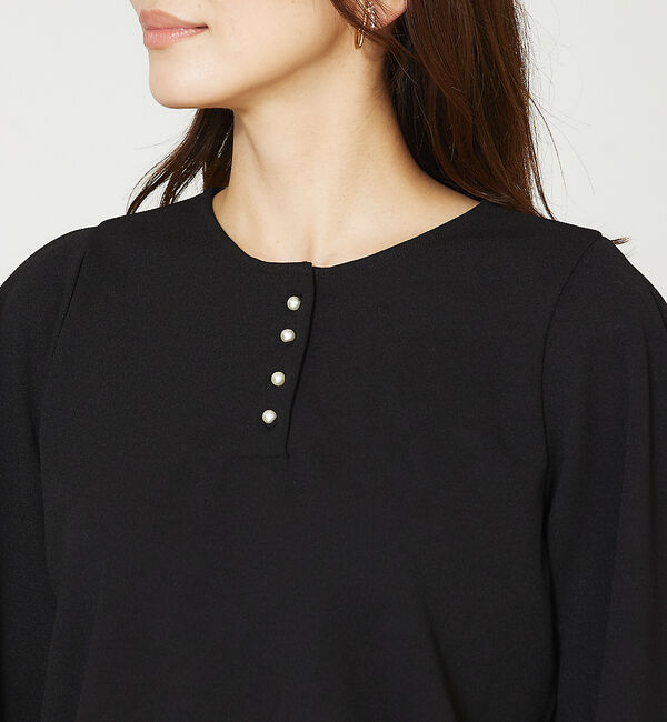 abahouse mavie「カットジョーゼット2WAYブラウス」|Tシャツ・カットソー|