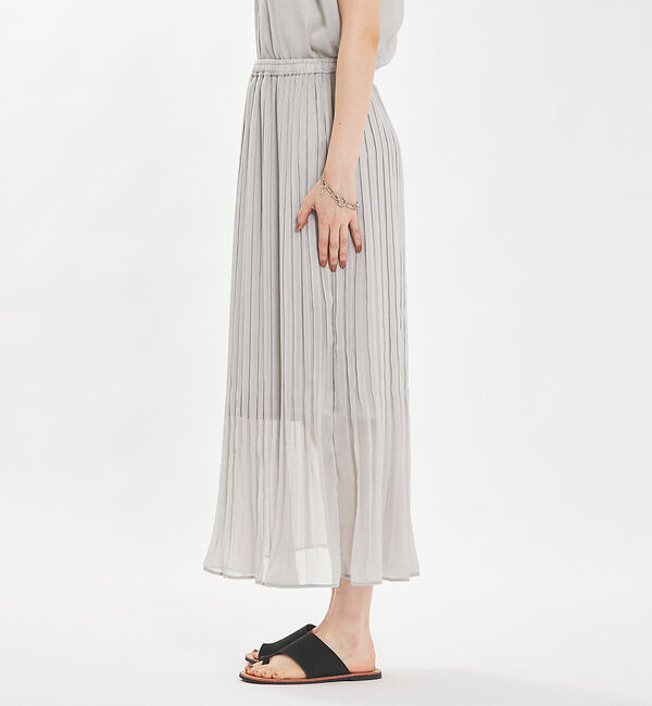 abahouse mavie「【セットアップ対応】シアープリーツスカート」|スカート|