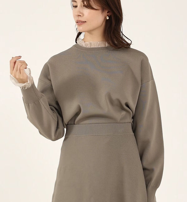 abahouse mavie「シアーフリルコンビセットアップ」|その他|