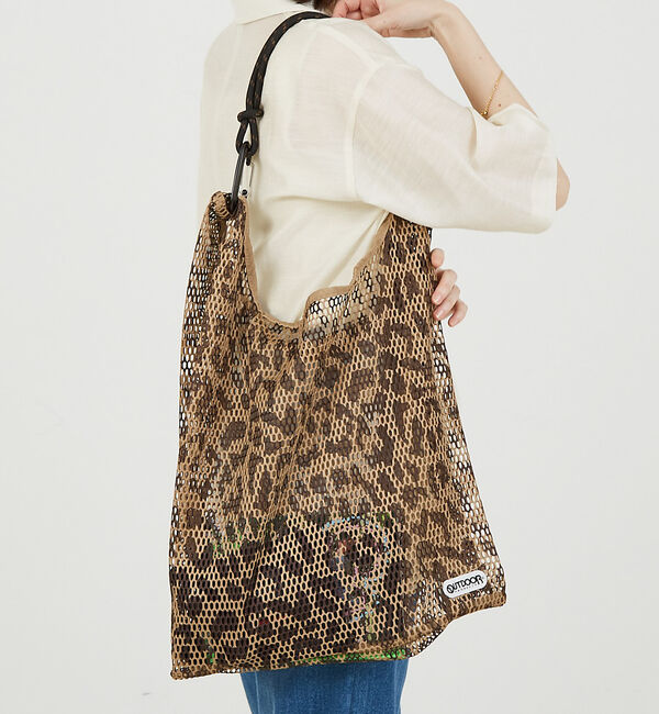 abahouse mavie「【OUTDOOR】アニマルメッシュショッパー」|ショルダー・メッセンジャー|その他