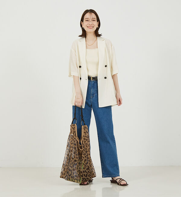 abahouse mavie「【OUTDOOR】アニマルメッシュショッパー」|ショルダー・メッセンジャー|