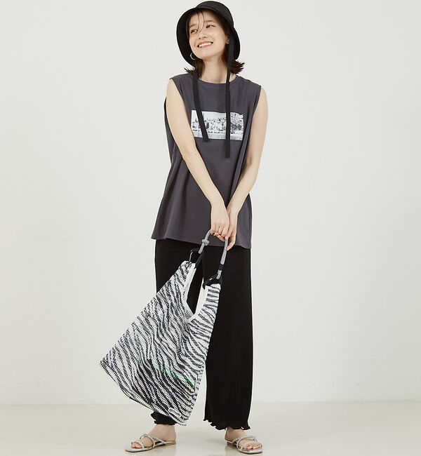 abahouse mavie「【OUTDOOR】アニマルメッシュショッパー」|ショルダー・メッセンジャー|