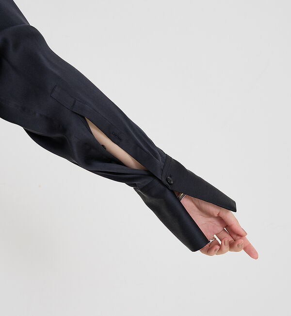 The Store by C' 「【COCUCA】ウォッシャブルシルクシャツ」|シャツ・ブラウス|