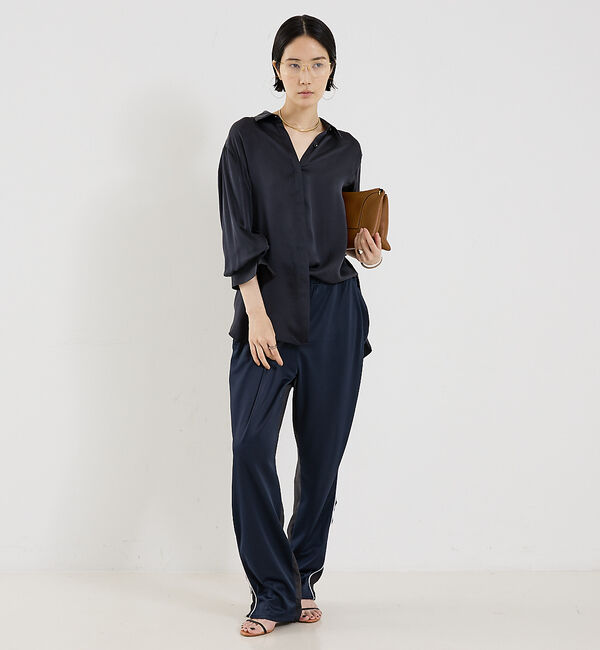 The Store by C' 「【COCUCA】ウォッシャブルシルクシャツ」|シャツ・ブラウス|