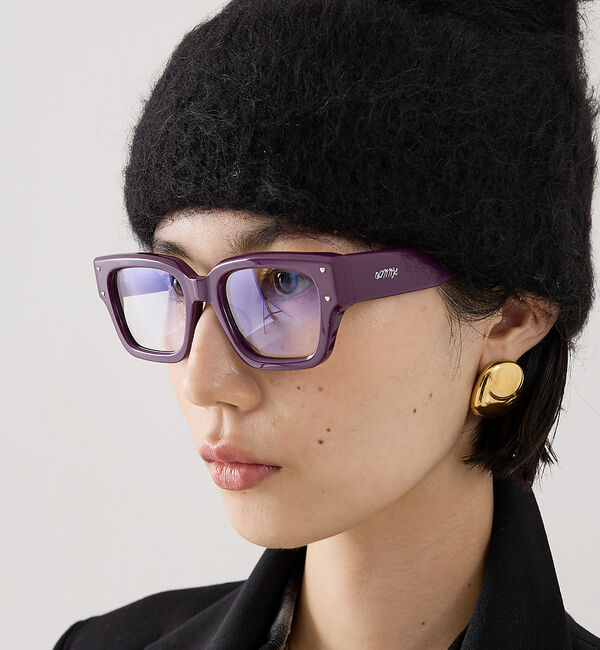 The Store by C' 「【BONNY CLYDE】PUNCH PUNCH／メガネ」|メガネ|パープル