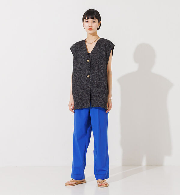 NOMINE「ステッチタックパンツ」|スラックス|