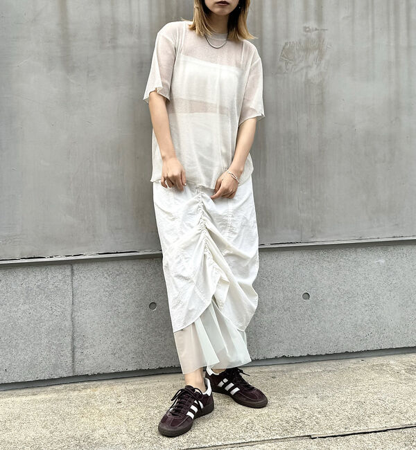 NOMINE「チュールTシャツ」|Tシャツ・カットソー|