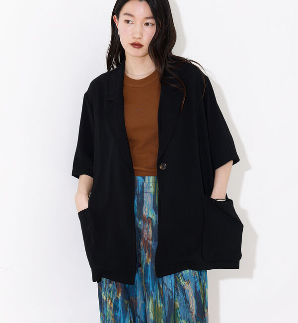 NOMINE「シングル 半袖ジャケット」|その他|ブラック系その他1