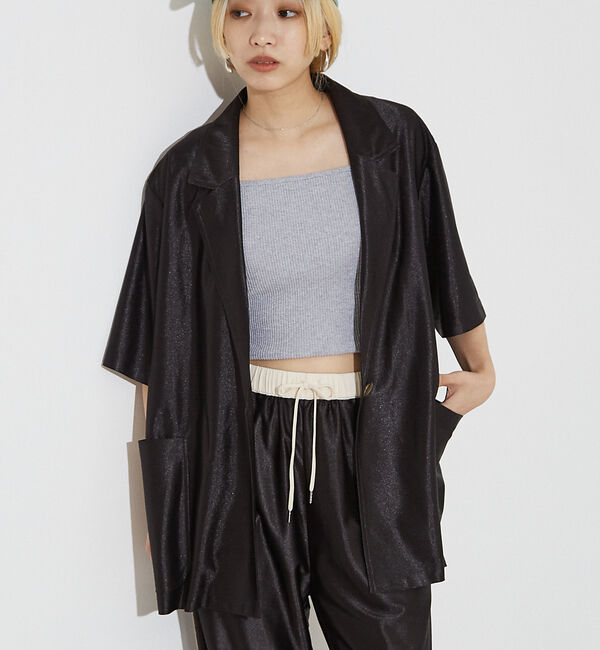 NOMINE「シングル 半袖ジャケット」|その他|ブラック系その他3