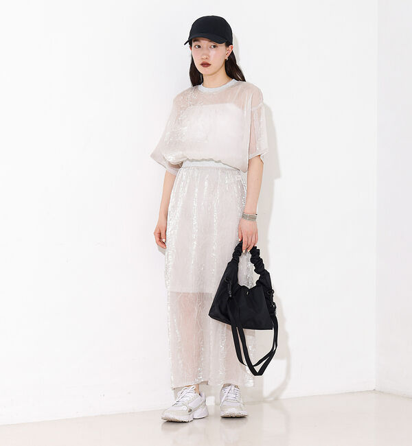 NOMINE「【Drifter】 ギャザー ハンドル 2WAY バッグ」|ハンドバッグ|