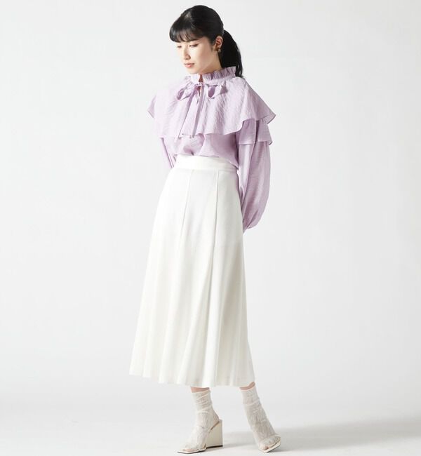 TIARA「切り替えフレアスカート」|スカート|