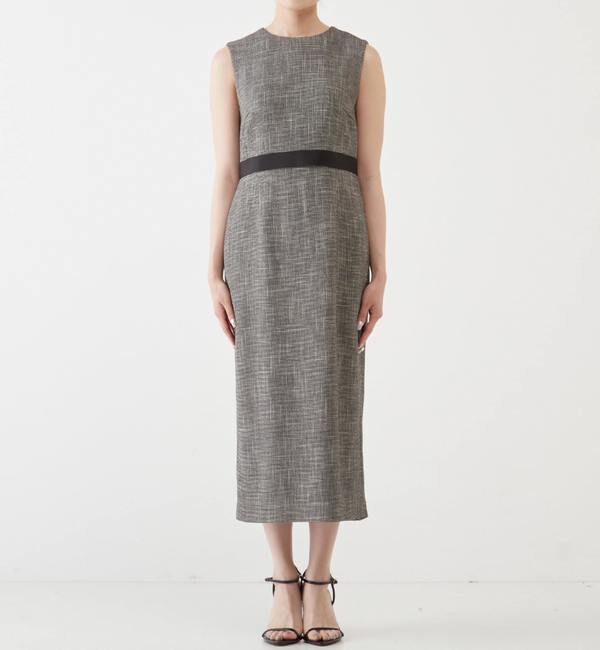 TIARA「グログランベルトタイトドレス」|その他|