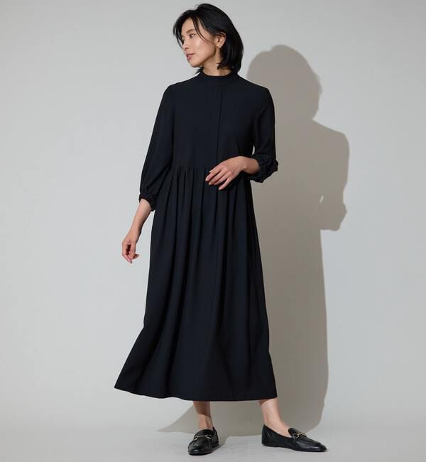 TIARA「ハイネックワンピース」|ワンピース|ブラック