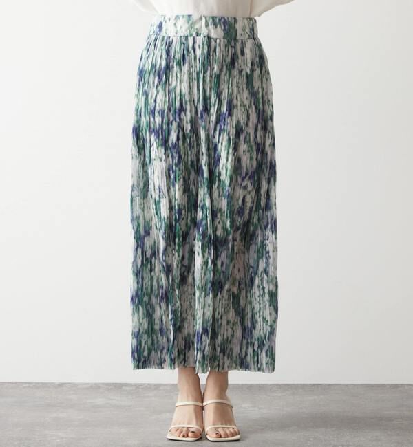 Liesse「ほぐし柄プリーツスカート」|スカート|