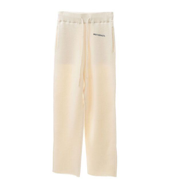 Liesse「【PROTAGONISTA（プロタゴニスタ）】ニットパンツ/PNT-KT-46」|その他|アイボリー