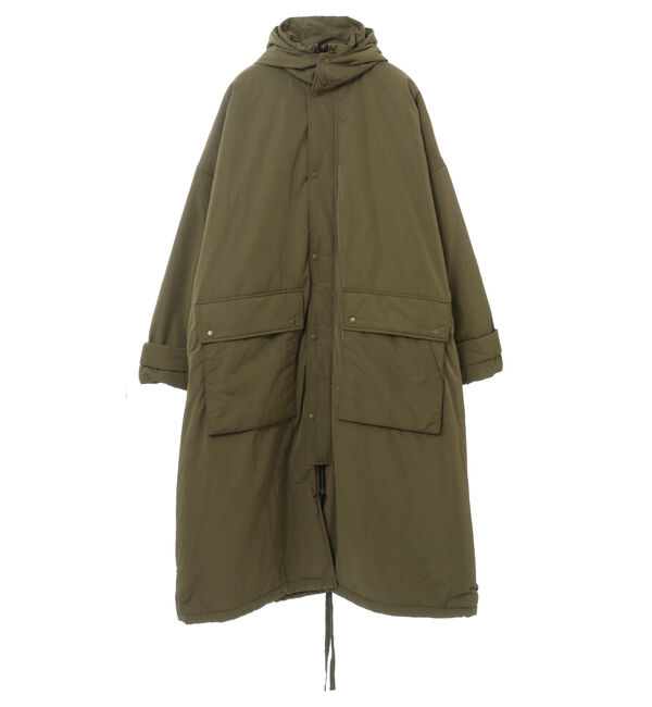 Soffitto「【ACUTA アクータ】中綿モッズコート」|ダウン|カーキ