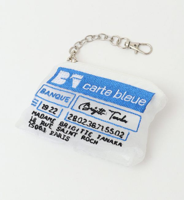 A_「【Brigitte Tanaka/ブリジット タナカ】Carte Bleue（white）pouch」|ポーチ|ホワイト