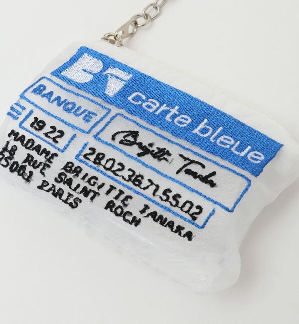 A_「【Brigitte Tanaka/ブリジット タナカ】Carte Bleue（white）pouch」|ポーチ|