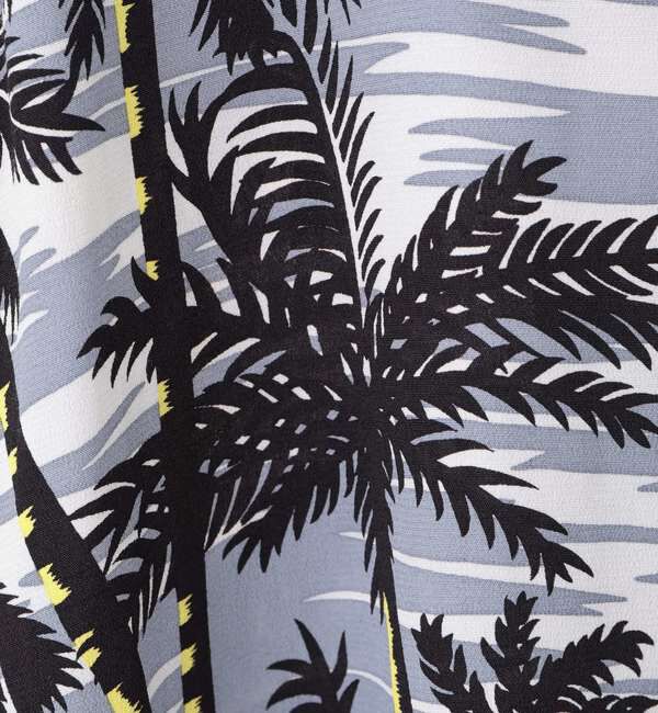A_「【NOMARHYTHM TEXTILE/ノーマリズム テキスタイル】Palm Tree Summer Shirt」|シャツ・ブラウス|