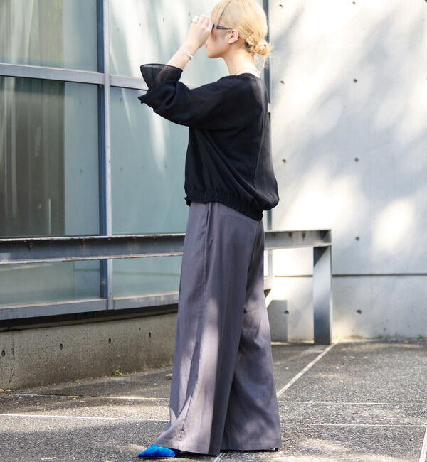 Soffitto「深Vネックブラウス」|シャツ・ブラウス|