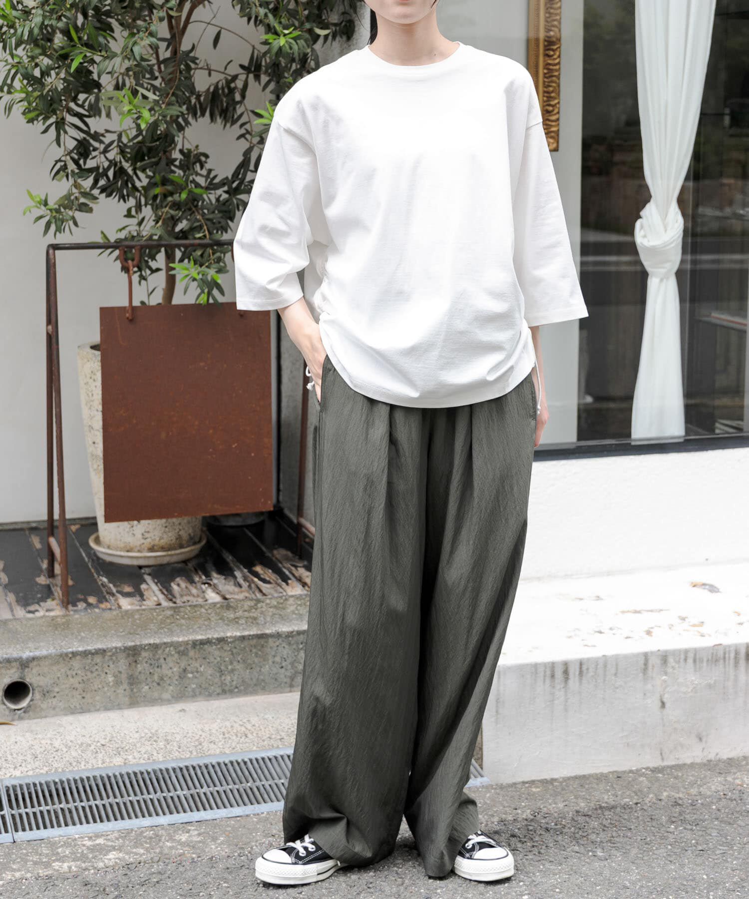 URBAN RESEARCH DOORS「FORK&SPOON　レーヨンナイロンイージーパンツ」|その他|