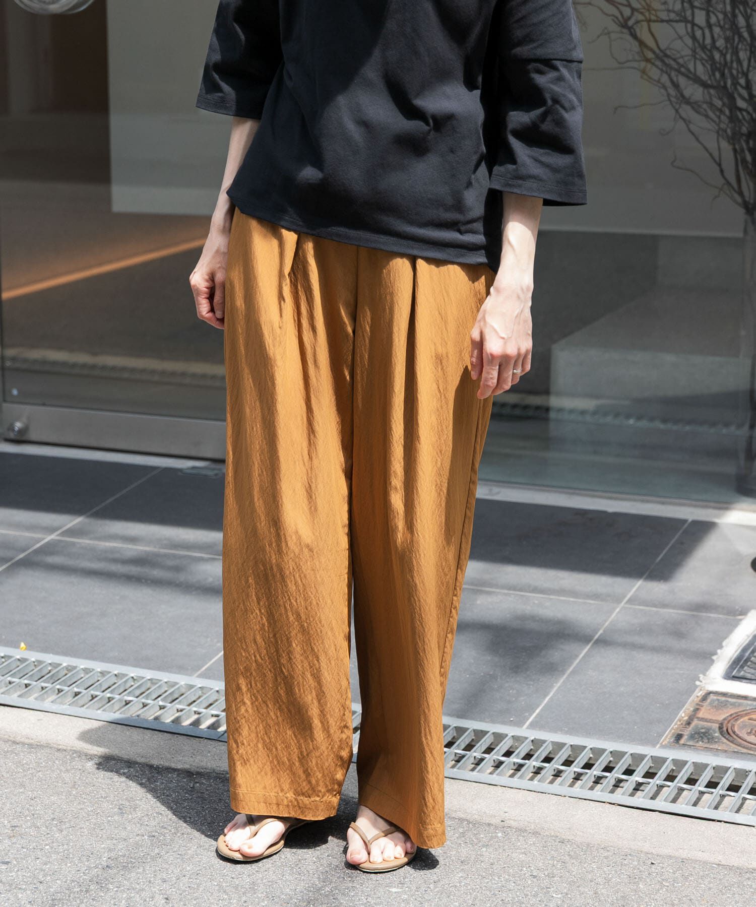 URBAN RESEARCH DOORS「FORK&SPOON　レーヨンナイロンイージーパンツ」|その他|