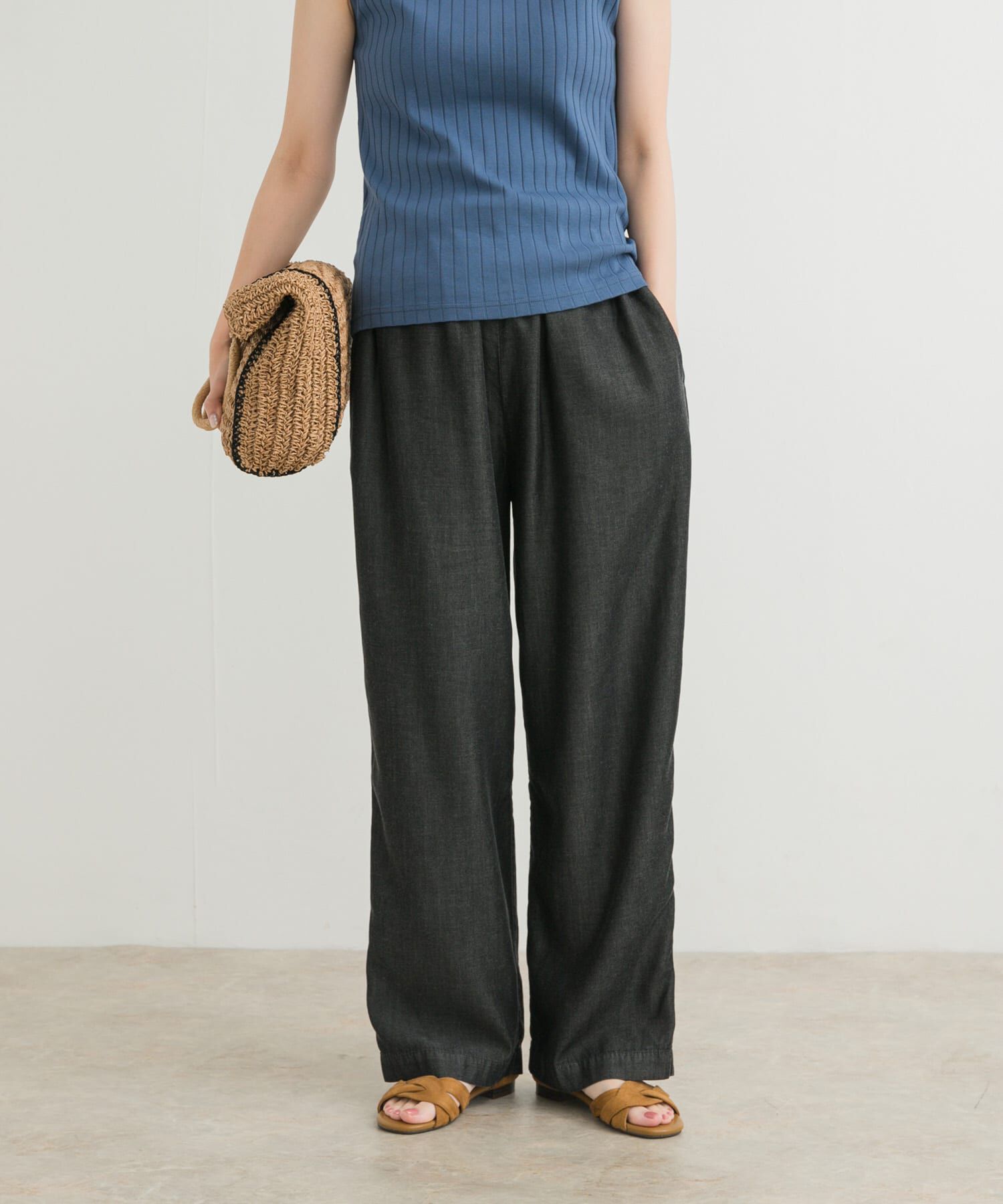 URBAN RESEARCH DOORS「リヨセルデニムイージーパンツ」|デニム|