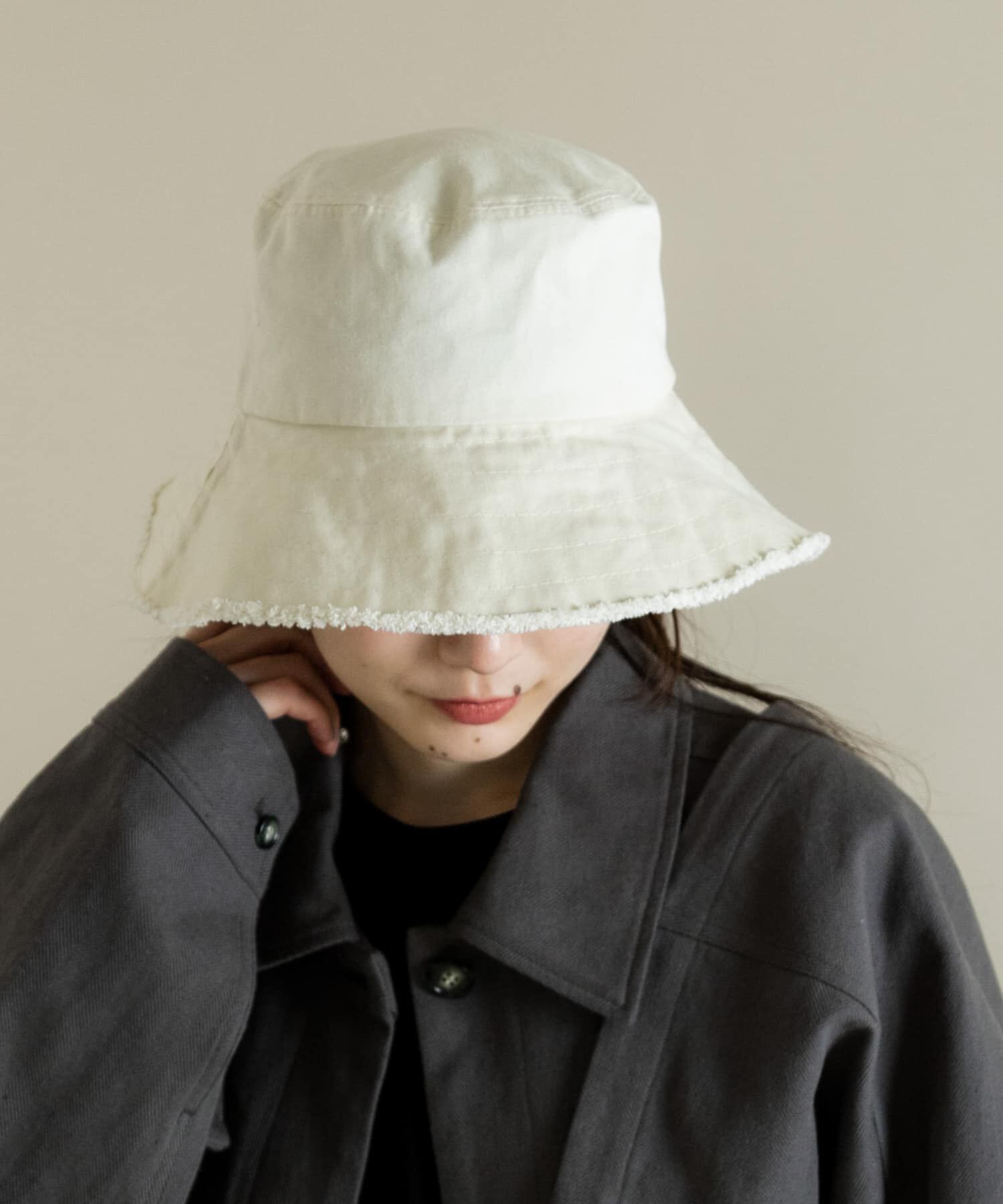 SMELLY「ツイルフリンジバケットハット」|ハット|