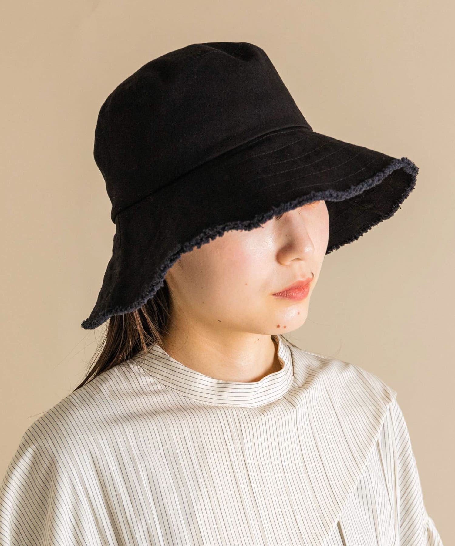 SMELLY「ツイルフリンジバケットハット」|ハット|