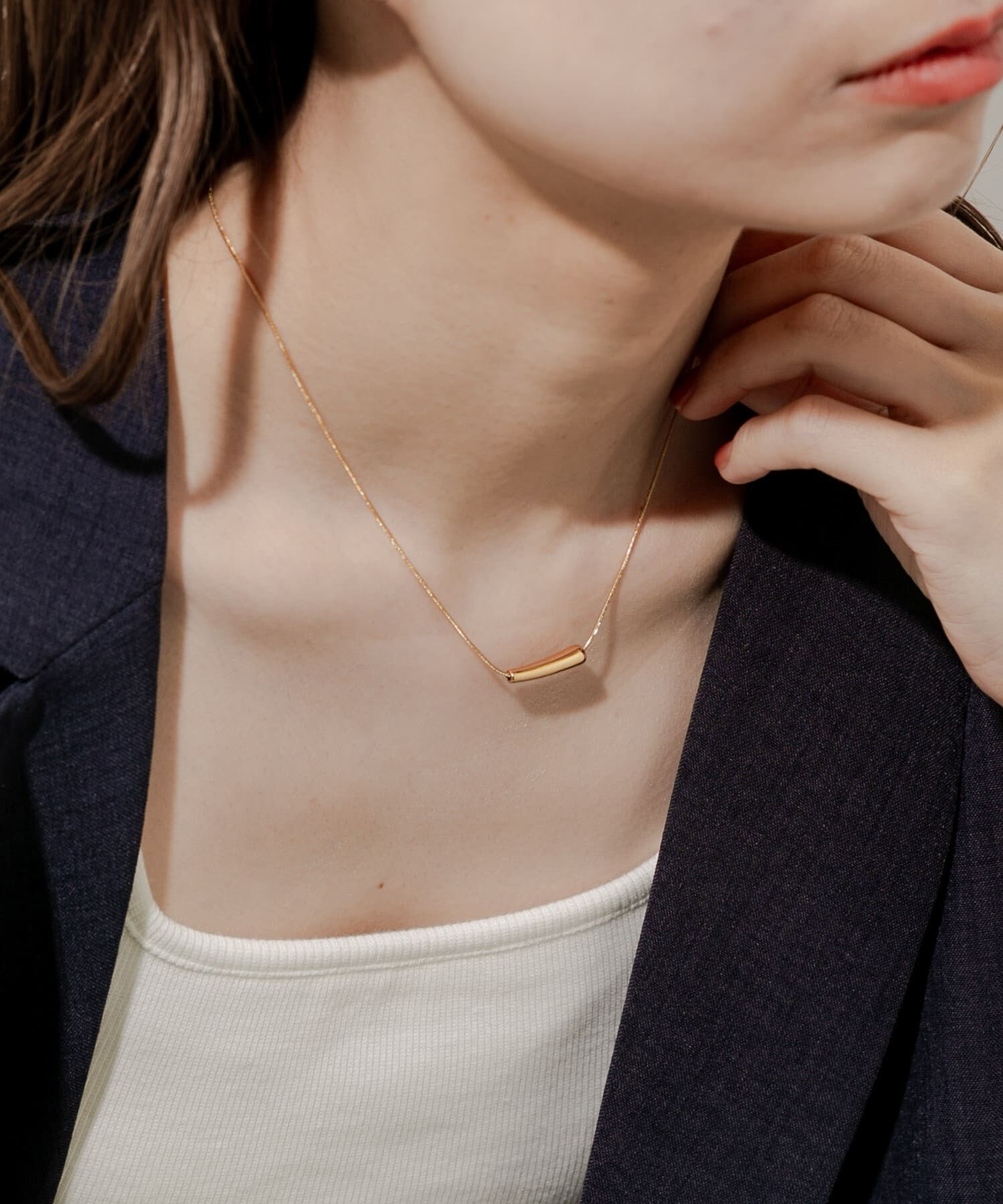 SMELLY「ステンレスワントップネックレス」|ネックレス|