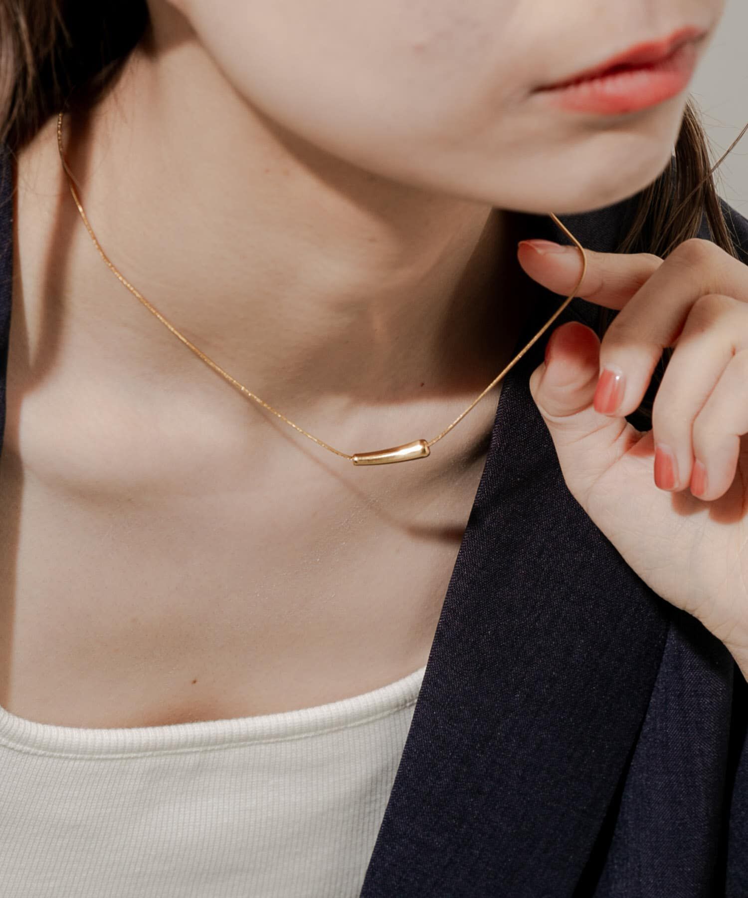 SMELLY「ステンレスワントップネックレス」|ネックレス|