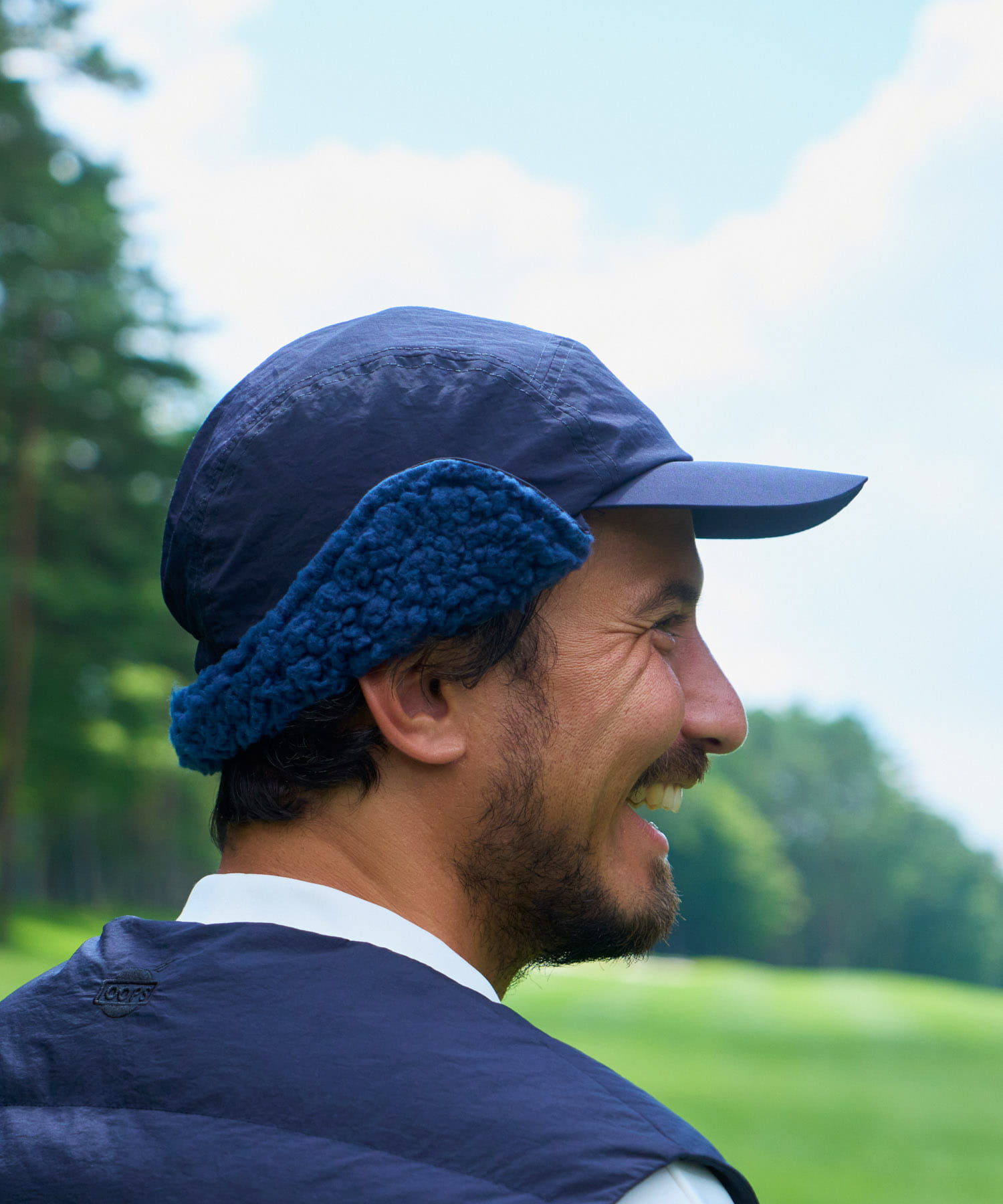 Sonny Label 「OOPS　イヤーフラップボアキャップ」|キャップ・キャスケット|ネイビー