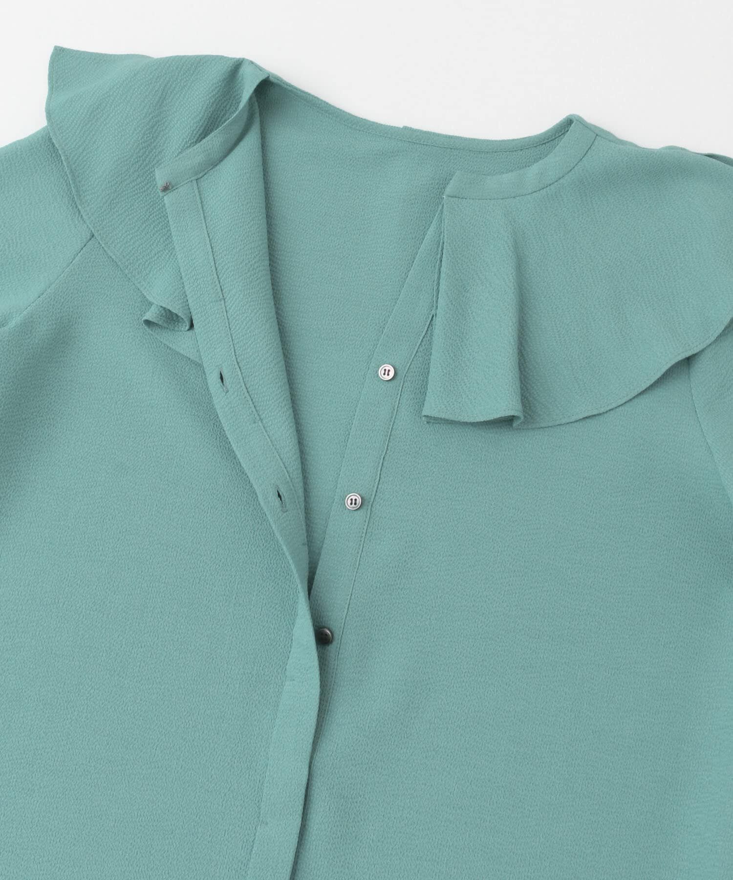 URBAN RESEARCH ROSSO「楊柳フリルブラウス」|シャツ・ブラウス|