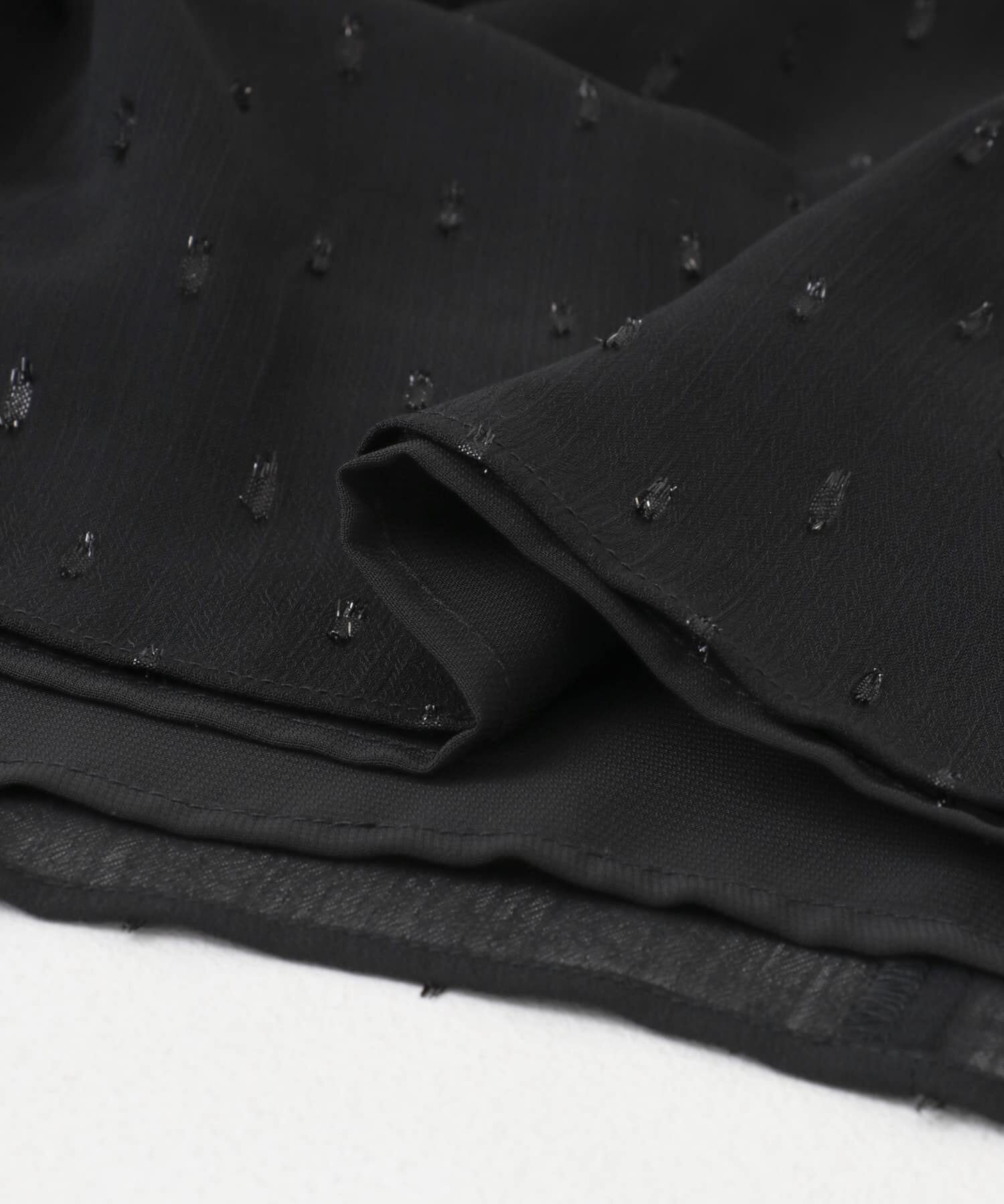 URBAN RESEARCH ROSSO「カットジャガードフリルブラウス」|シャツ・ブラウス|