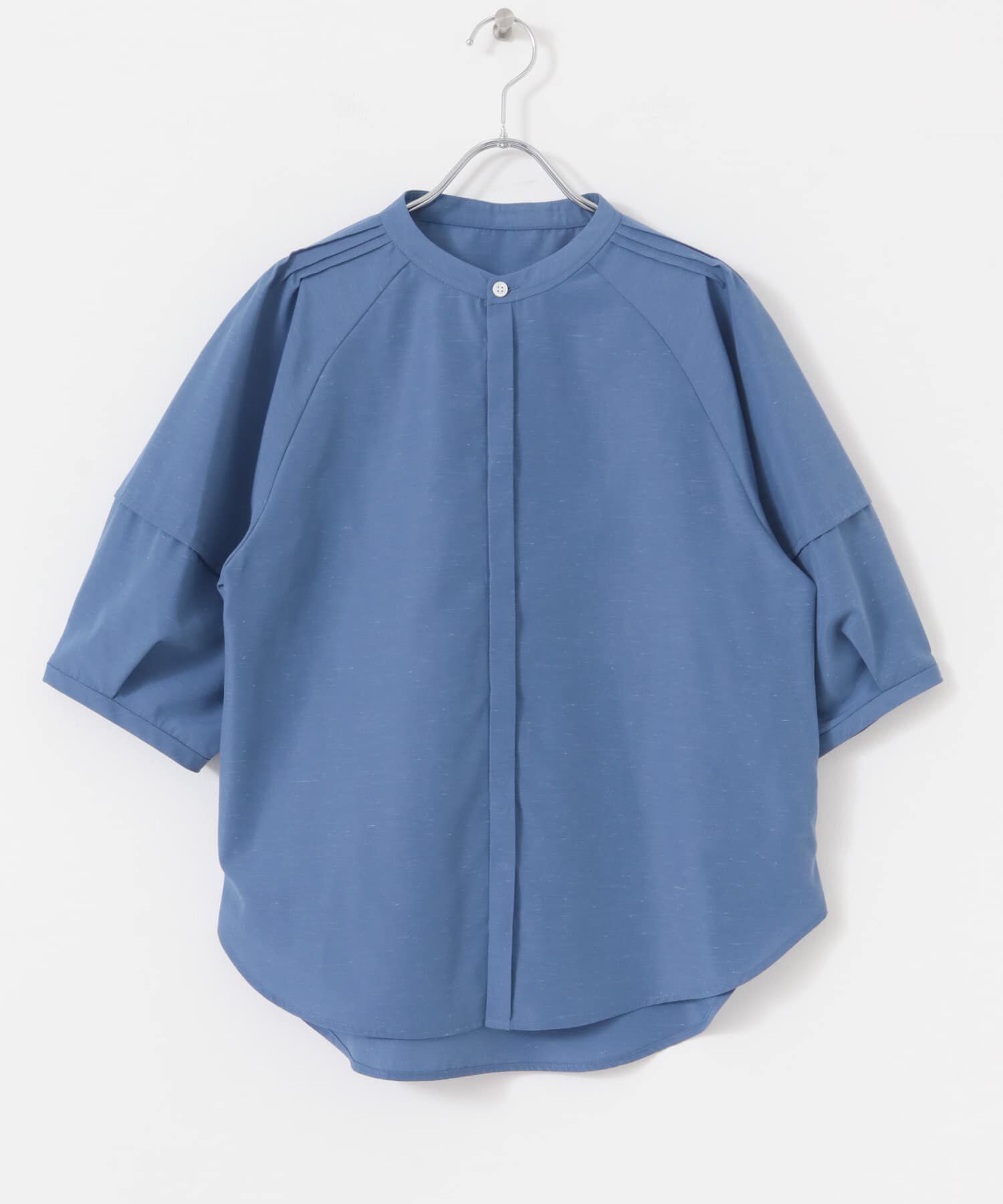 URBAN RESEARCH ROSSO「UVカットウォッシャブルリネン混シャツブラウス」|シャツ・ブラウス|