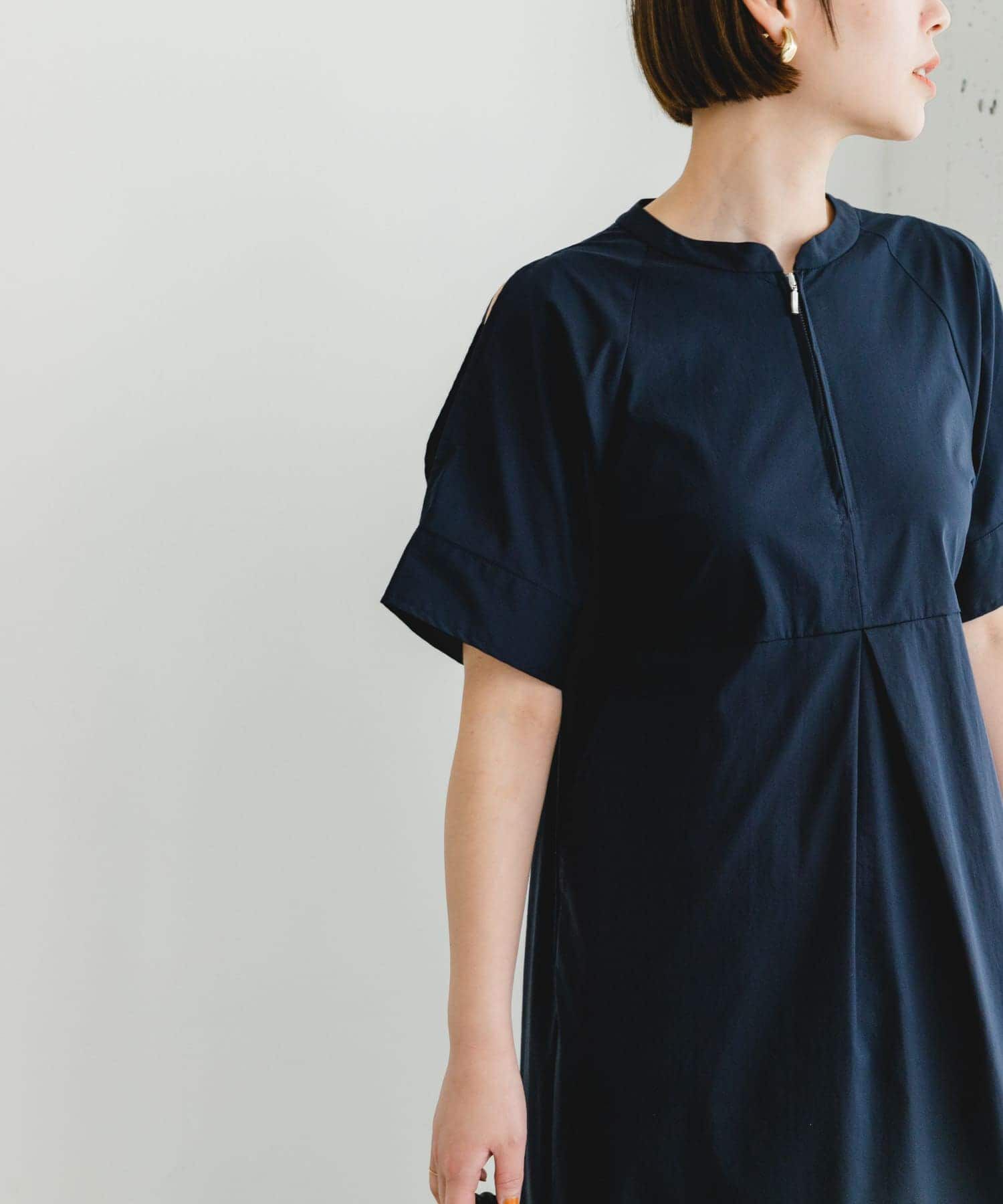 URBAN RESEARCH ROSSO「F by ROSSO　スリットショルダーワンピース」|ワンピース|