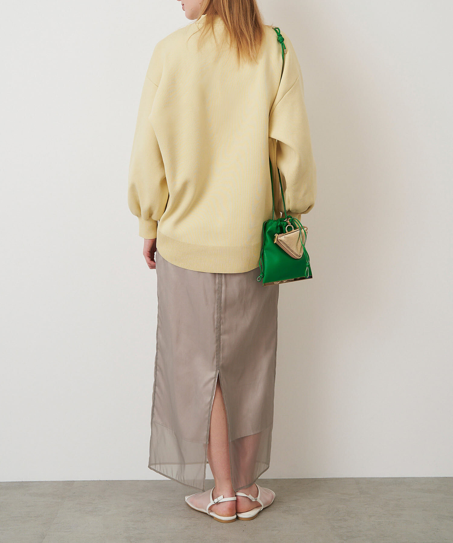 URBAN RESEARCH ROSSO「ELENDEEK　FORM SLEEVE OVER KNIT」|ニット・セーター|